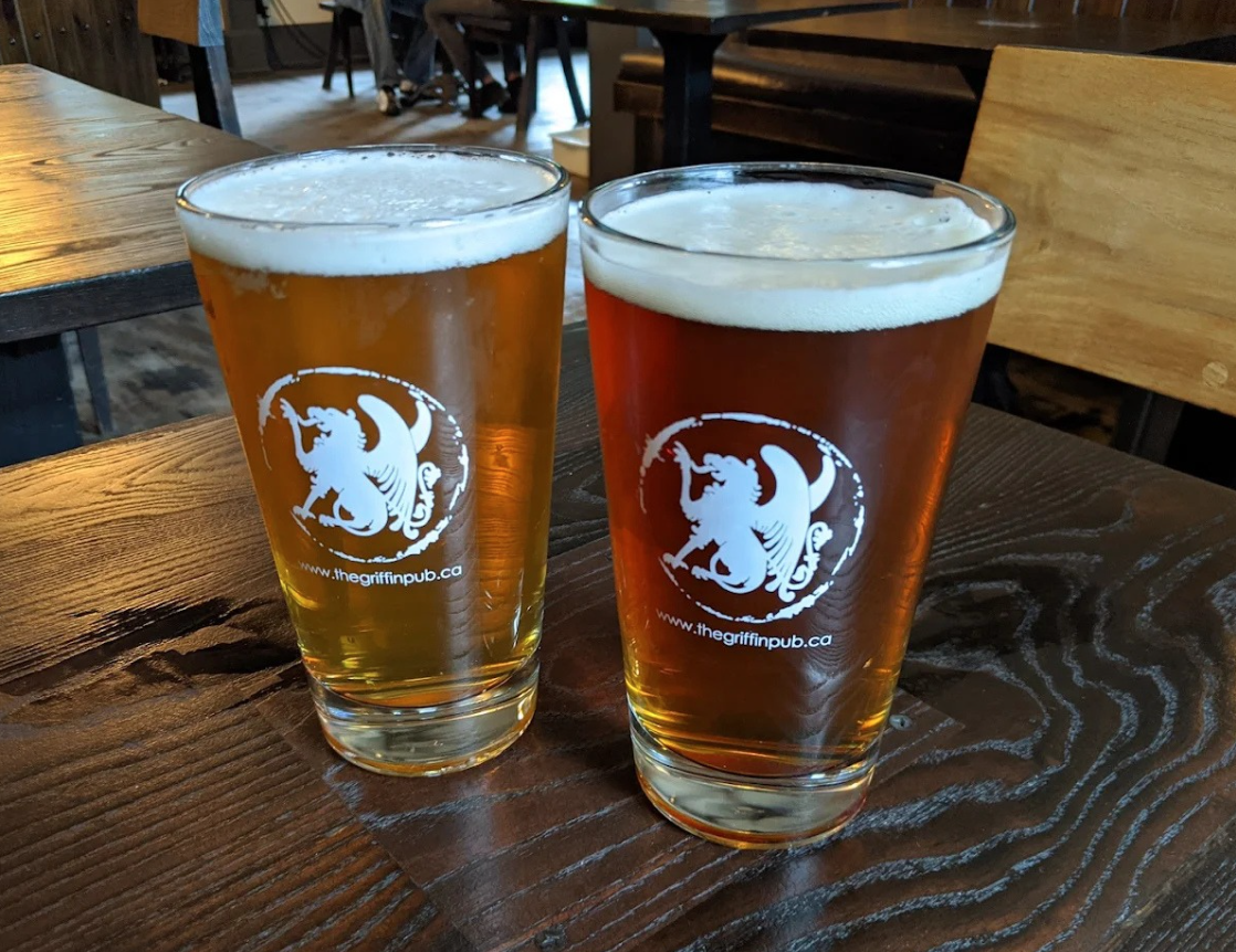 Drinks at The Griffin Gastropub